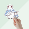 Load image into Gallery viewer, Winter Owl Family Sticker - Winter Collection