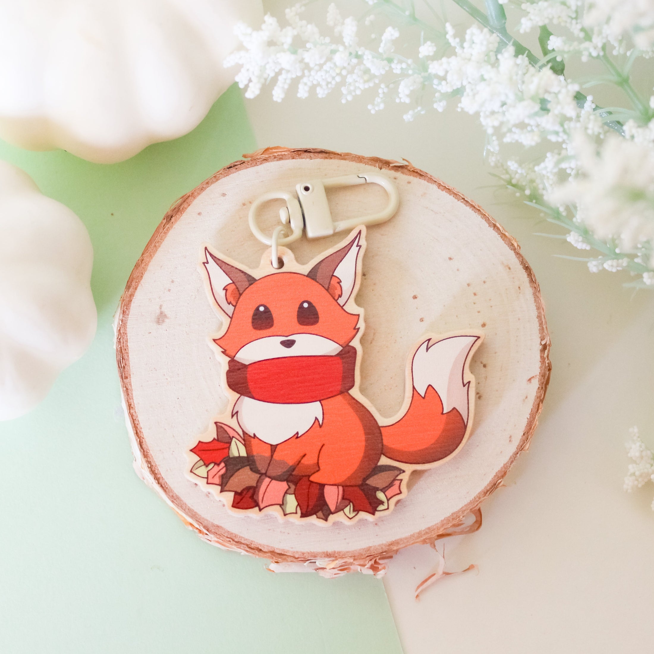 Autumnal Fox - Keychain