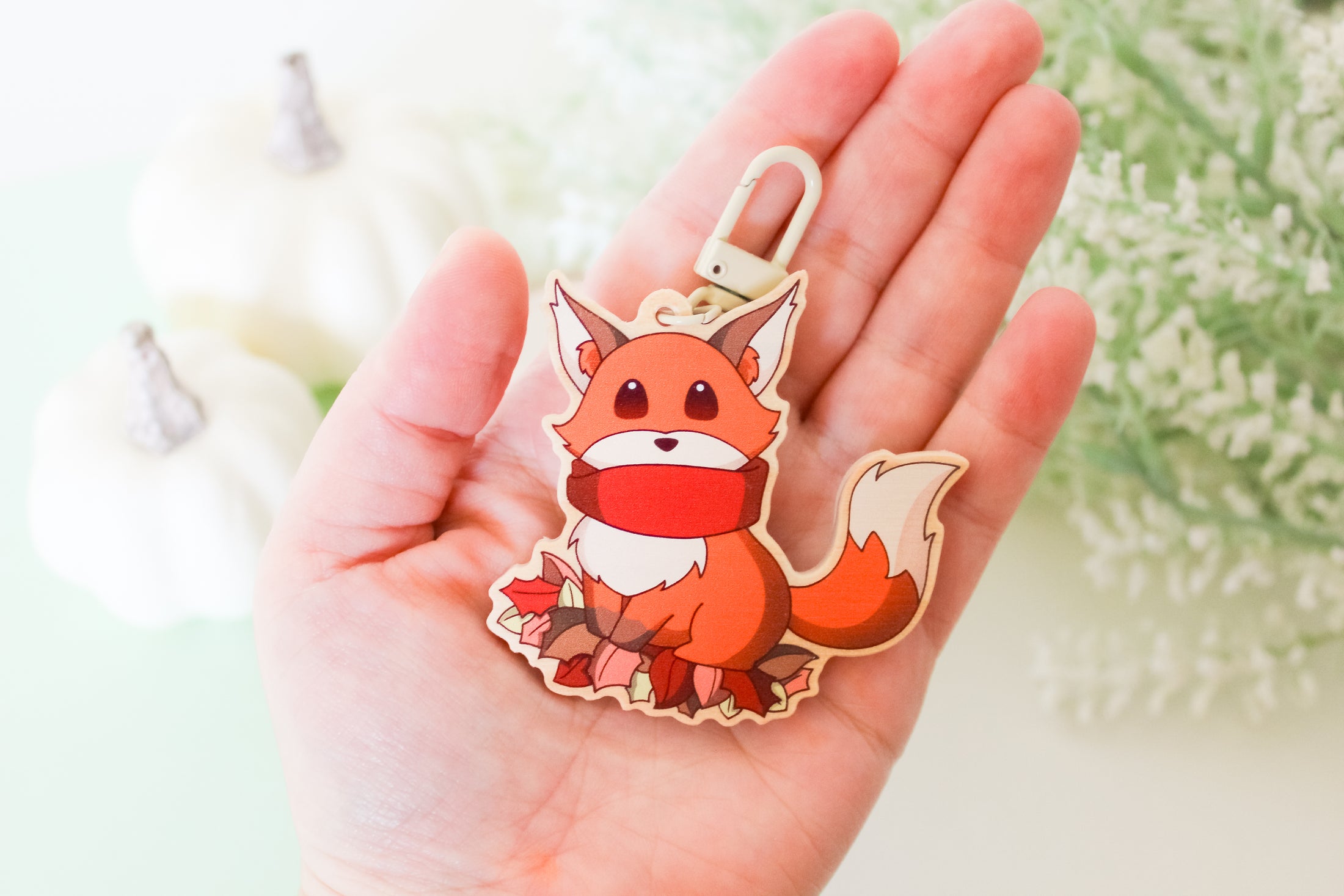 Autumnal Fox - Keychain