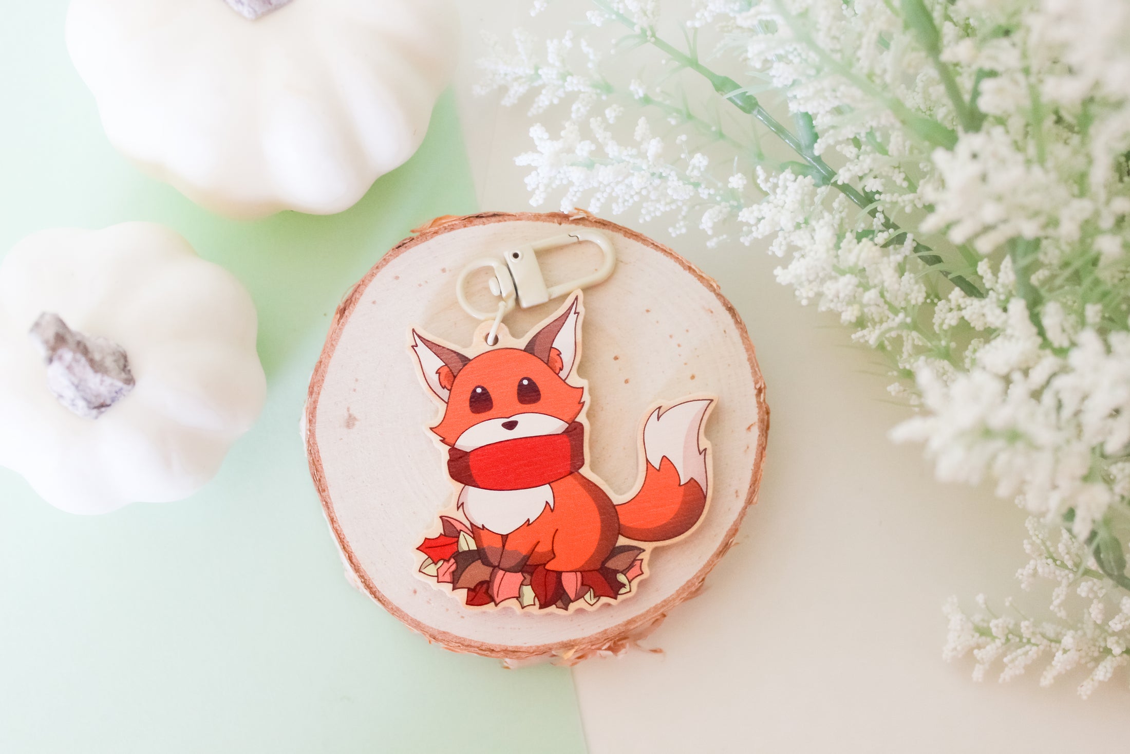 Autumnal Fox - Keychain