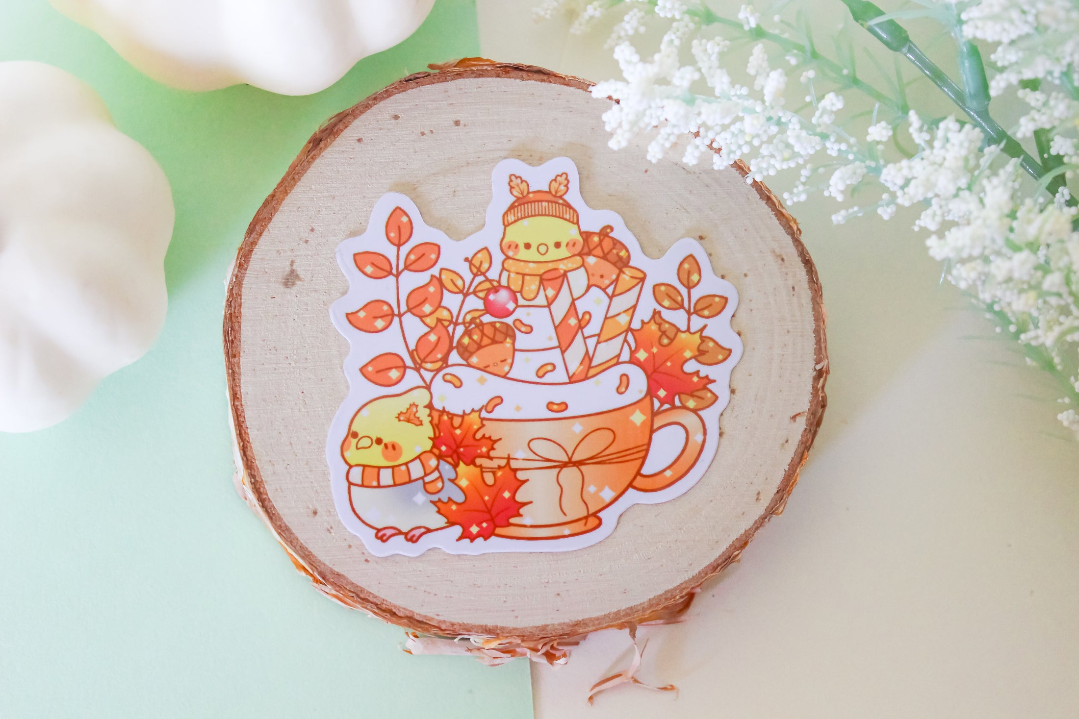 Autumnal Cockatiel - Sticker