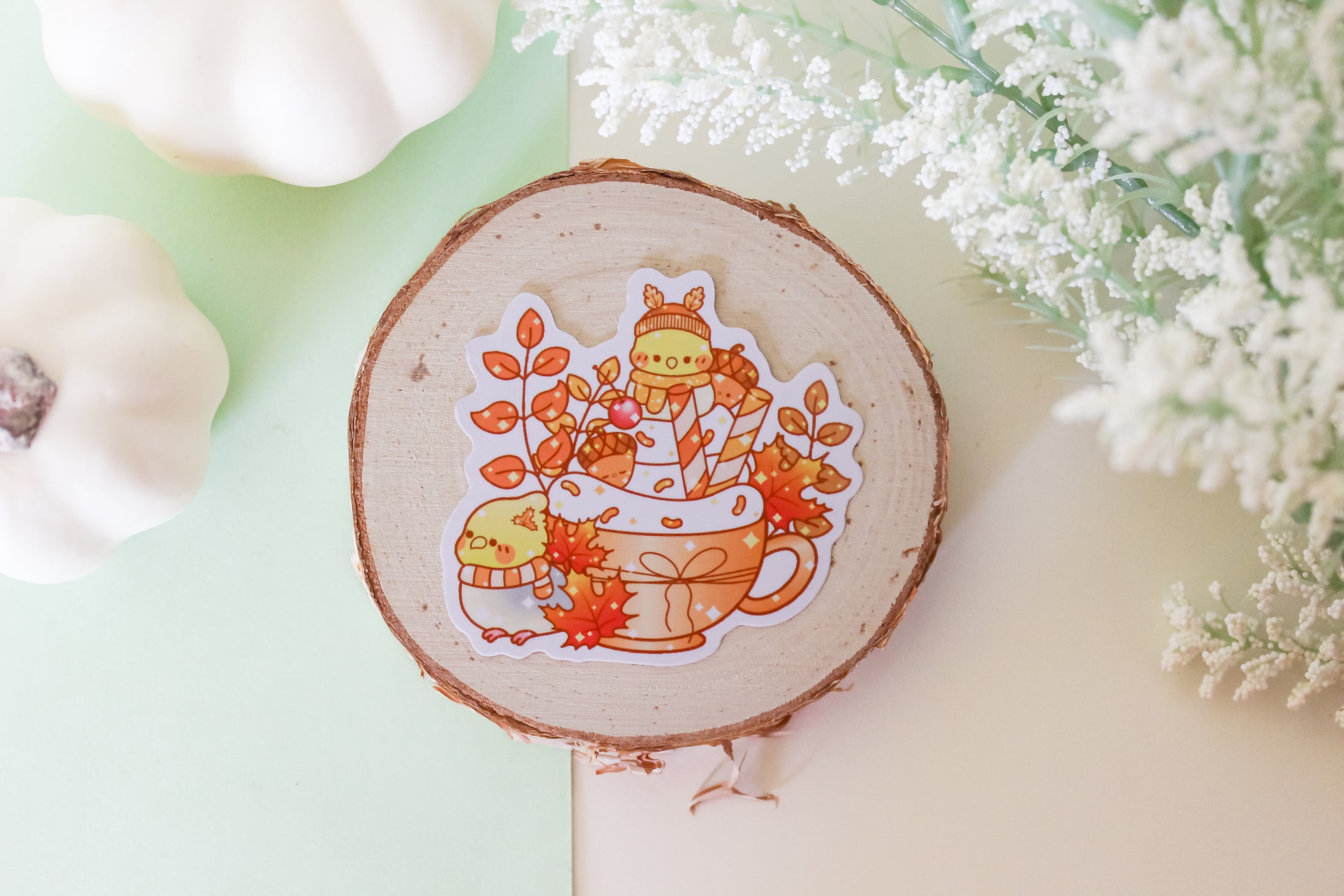 Autumnal Cockatiel - Sticker