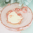 Load image into Gallery viewer, Kawaii Yellow Bird - Acrylic Keychain