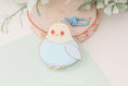 Load image into Gallery viewer, Chubby Blue Budgie - Acrylic Keychain