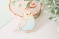 Load image into Gallery viewer, Blue Budgie - Acrylic Keychain
