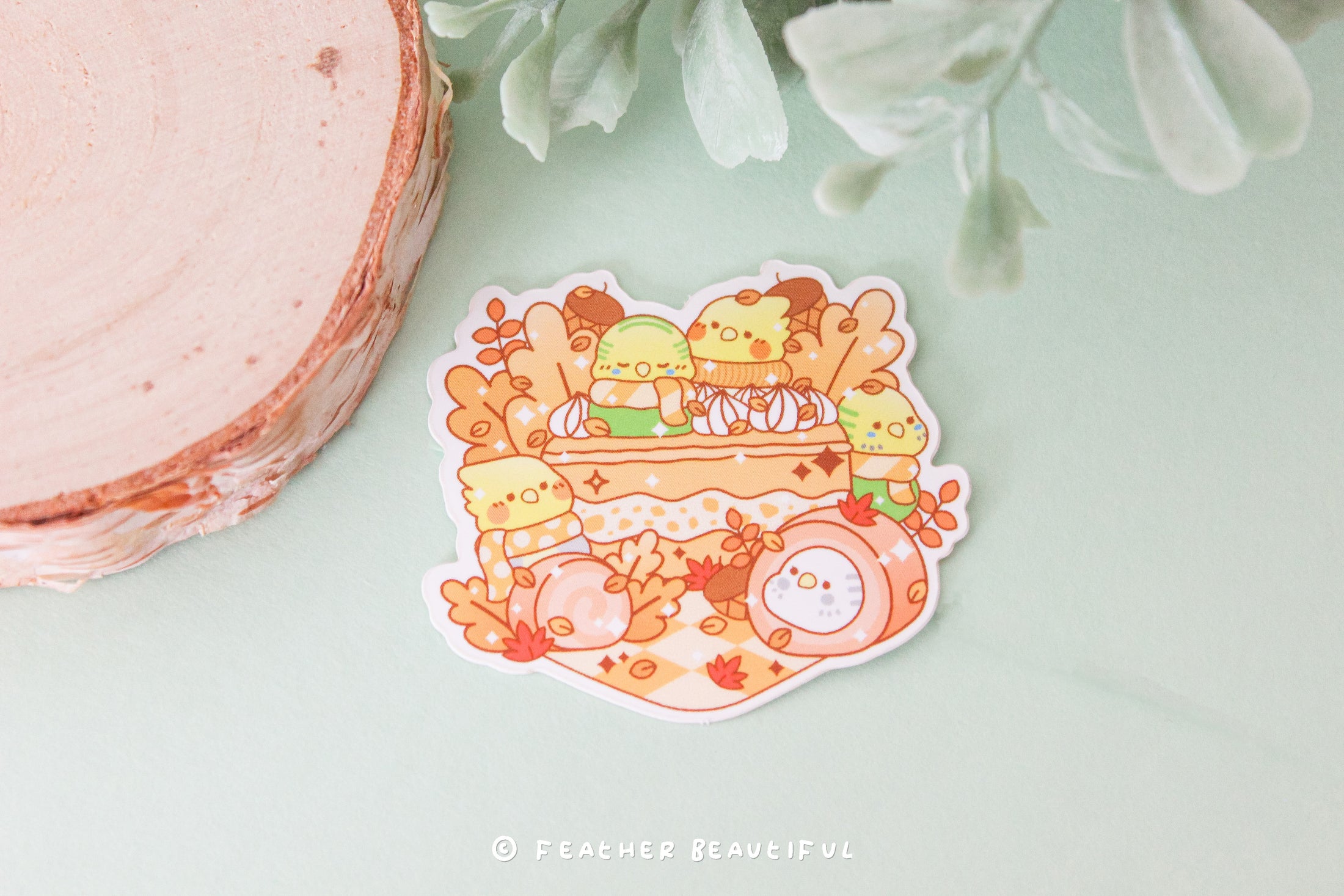 Feather Beautiful Flock - Sticker