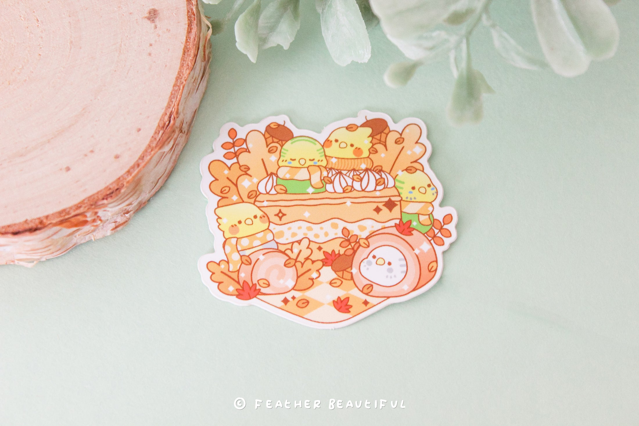 Feather Beautiful Flock - Sticker