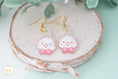 Load image into Gallery viewer, Pink Bow Budgie - Earring