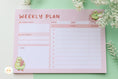 Load image into Gallery viewer, Budgie Weekly Planner - Notepad