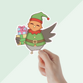 Load image into Gallery viewer, Robin the Christmas Elf Vinyl Sticker - Christmas Collection

