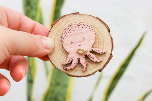 Woodsy Octopi - Foot Toy