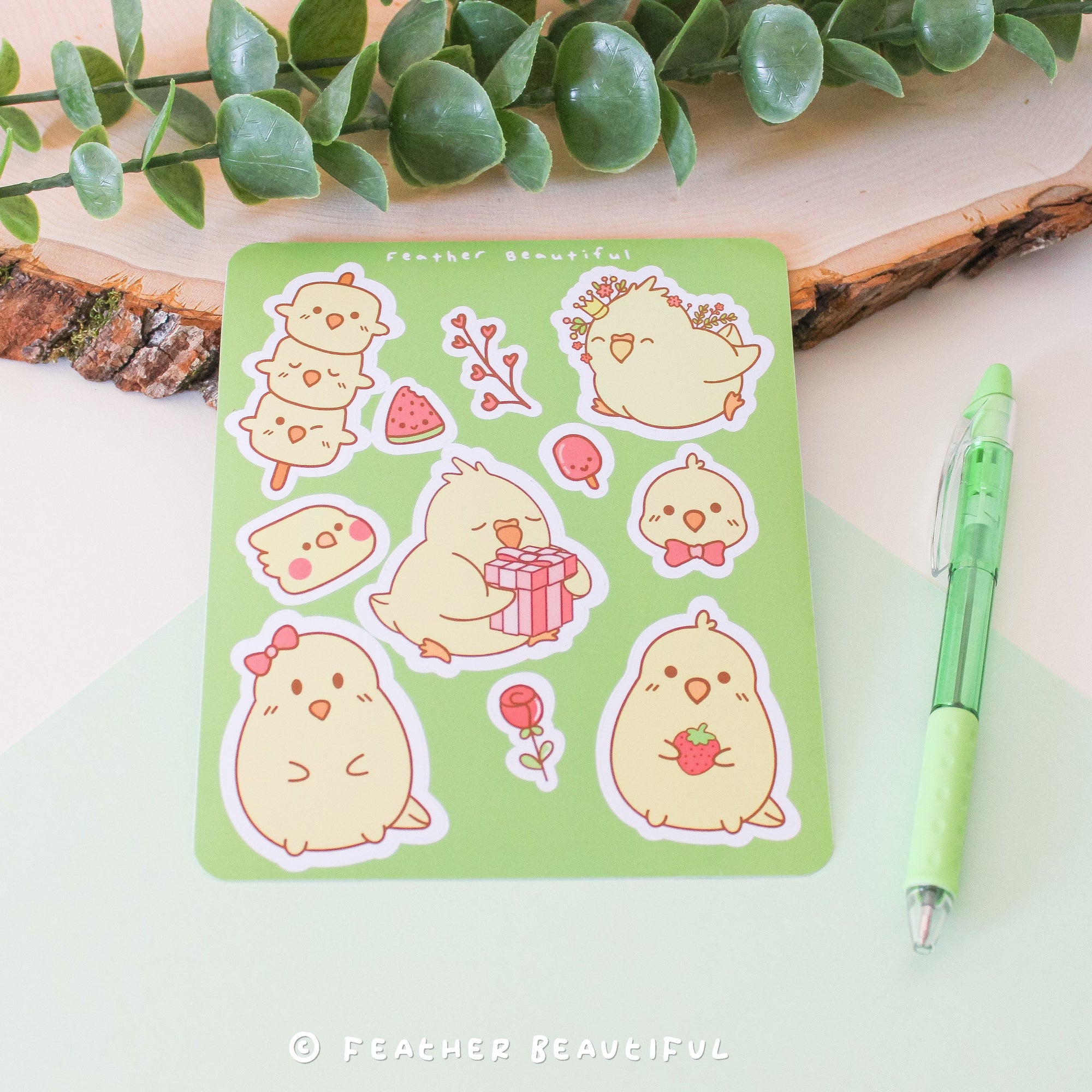 Pretty Valentine- Sticker Sheet