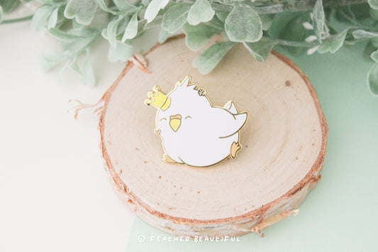 Grey Cockatiel - Enamel Pin