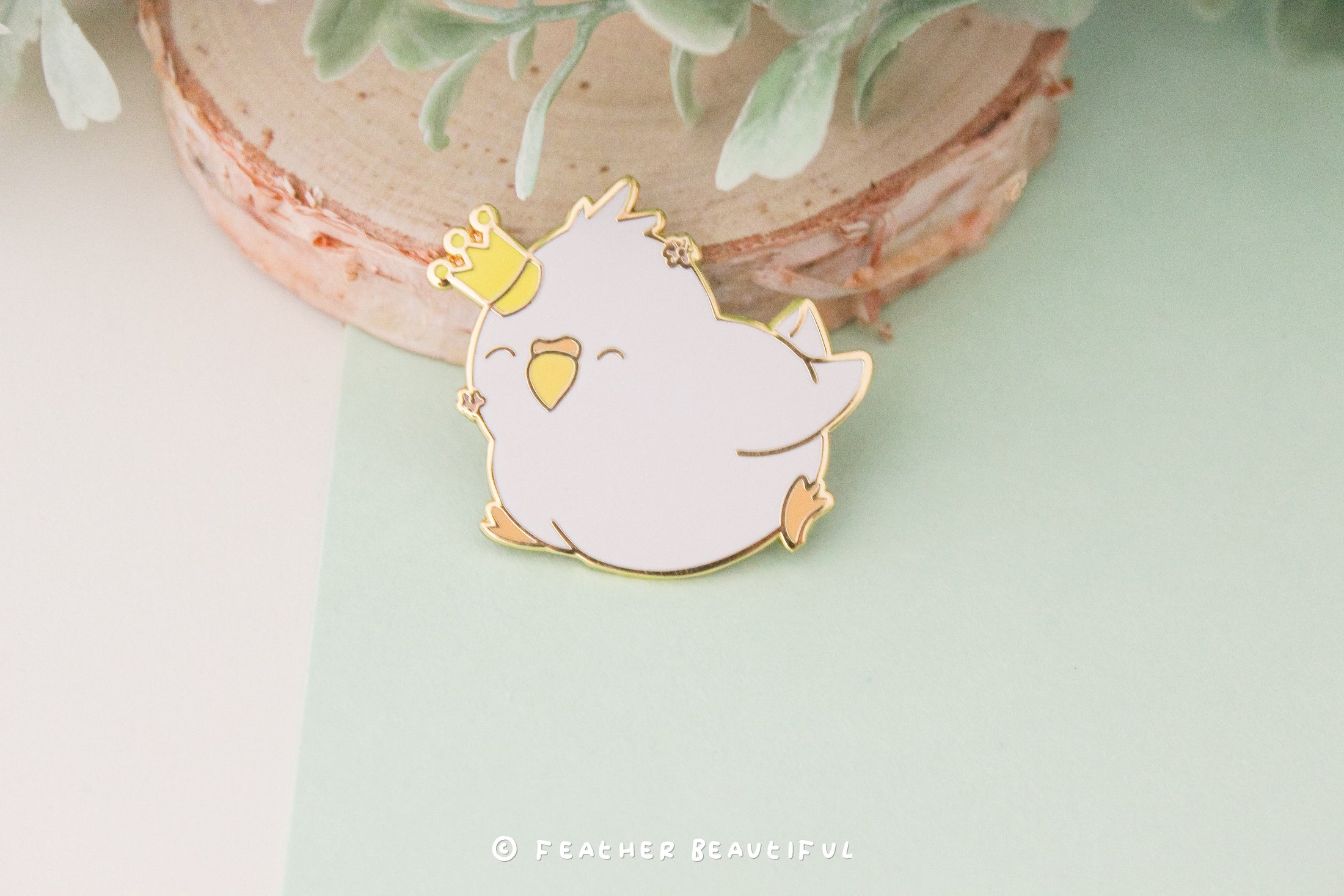 Grey Cockatiel - Enamel Pin