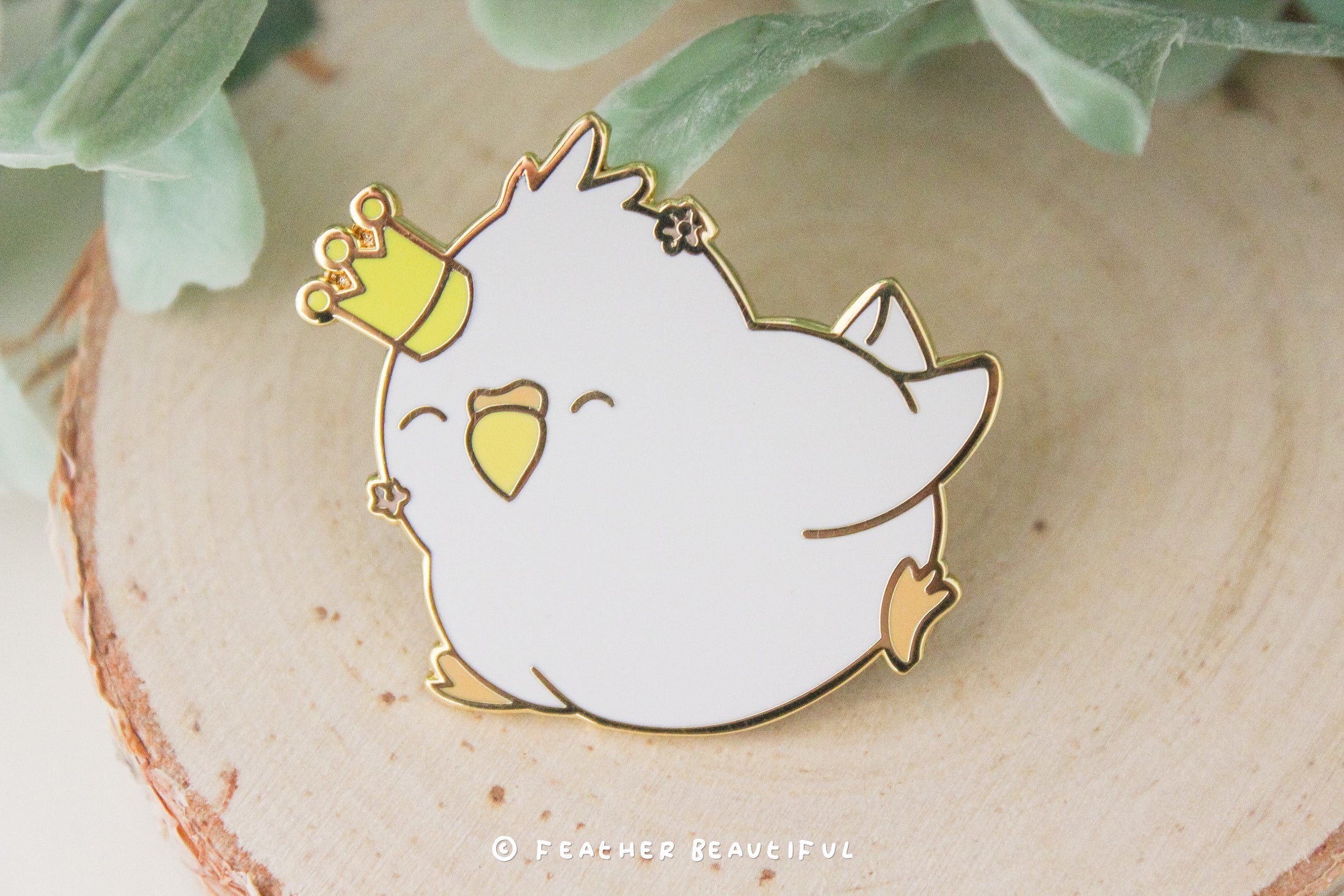 Grey Cockatiel - Enamel Pin