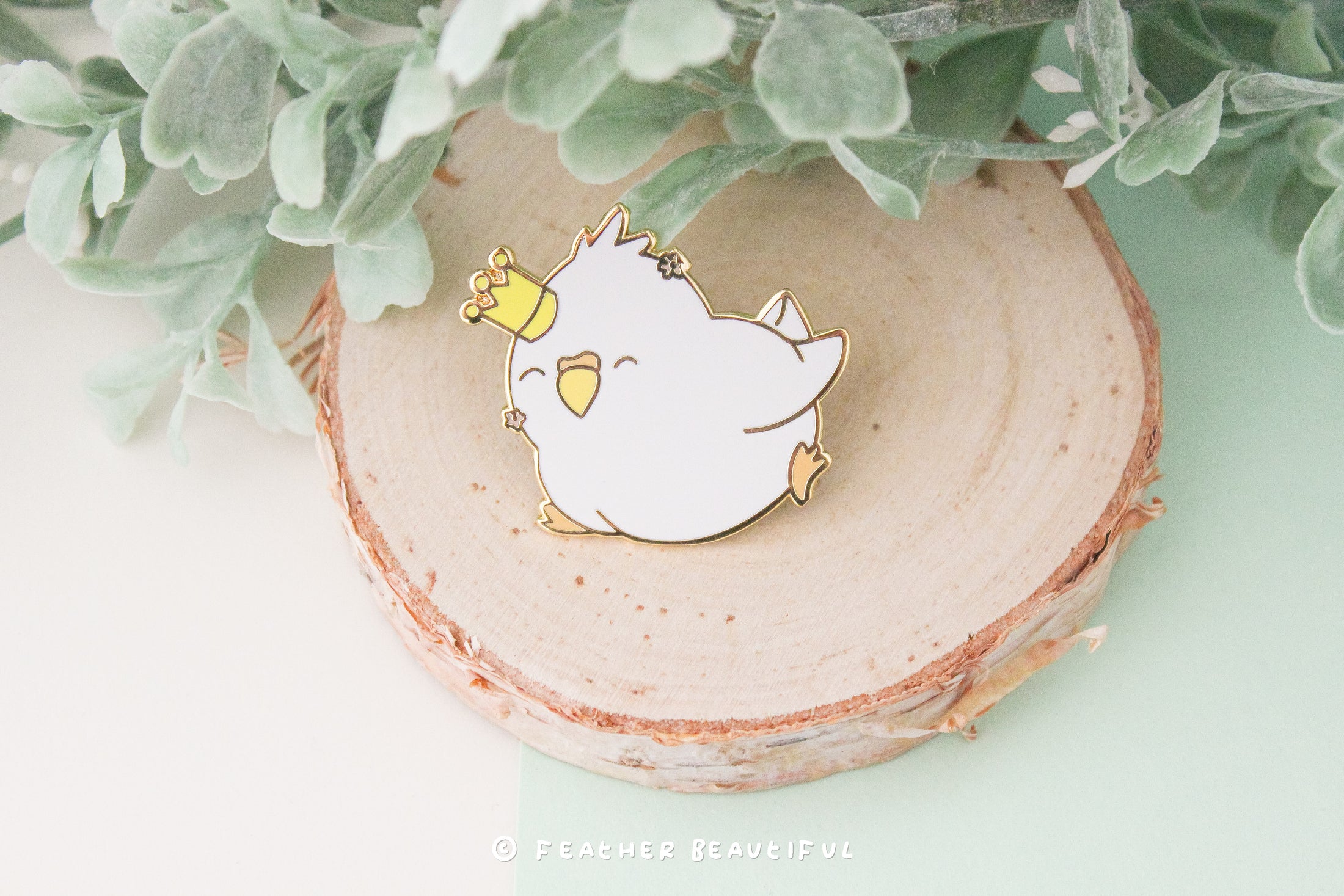 Grey Cockatiel - Enamel Pin