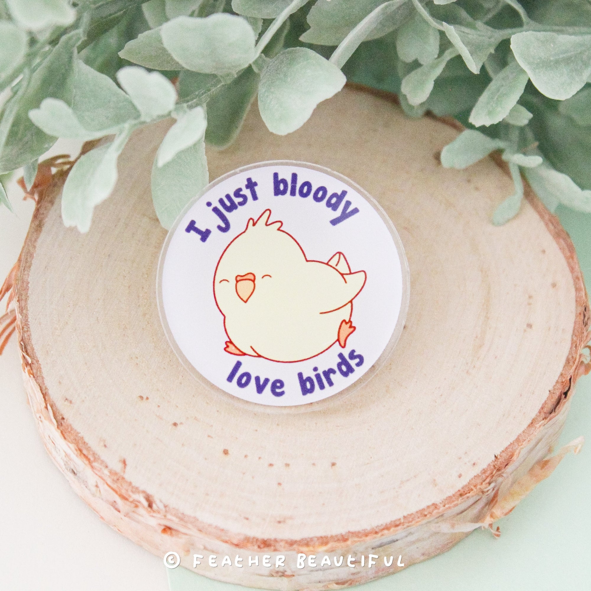 Bloody Love Bird - Acrylic Pin