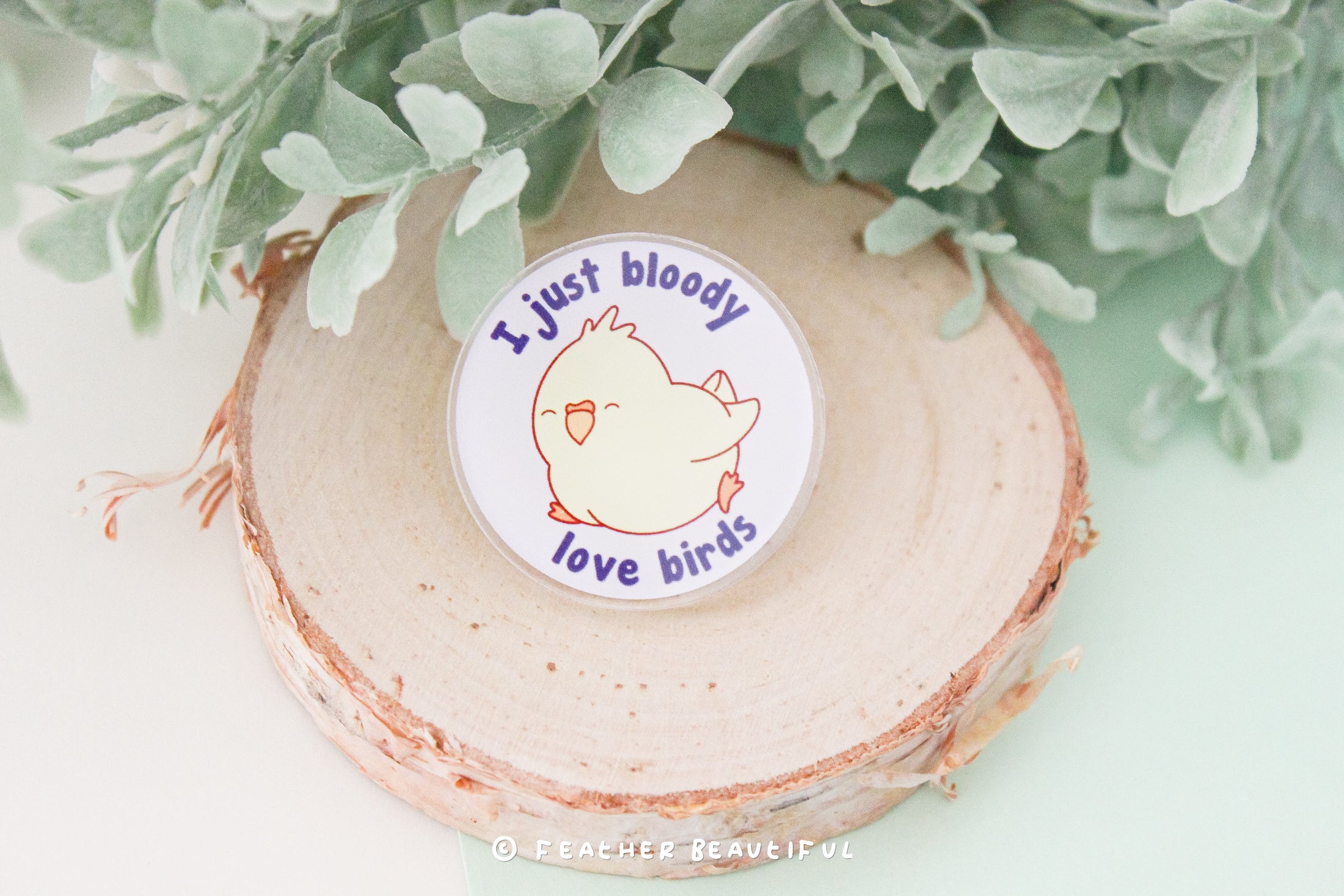 Bloody Love Bird - Acrylic Pin