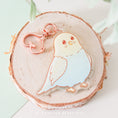 Load image into Gallery viewer, Blue Budgie - Acrylic Keychain
