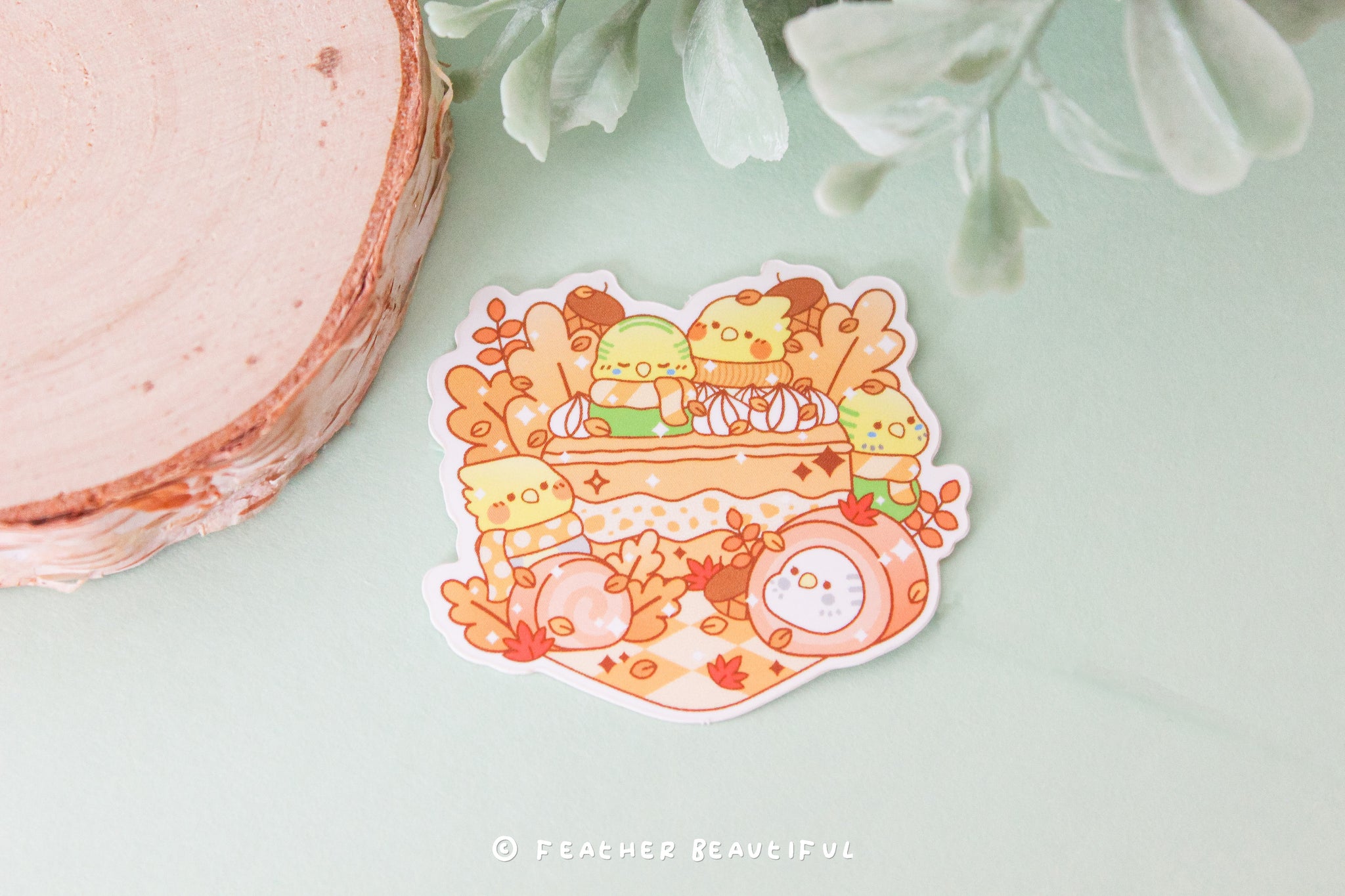 Feather Beautiful Flock - Sticker