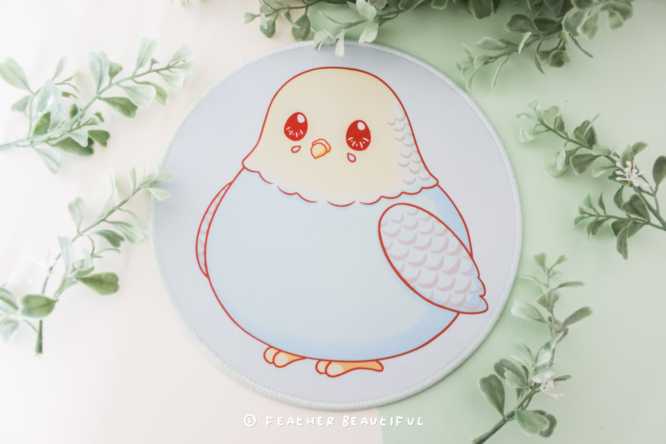 Blue Budgie - Mouse Mat
