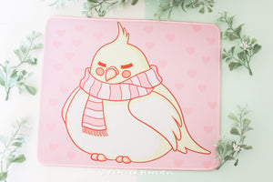 Cockatiels with a Scarf - Mouse Mat