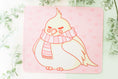 Load image into Gallery viewer, Cockatiels with a Scarf - Mouse Mat
