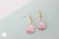 Load image into Gallery viewer, Pink Bow Budgie - Earring
