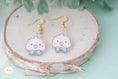 Load image into Gallery viewer, Blue Bow Budgie - Earring
