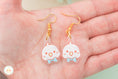 Load image into Gallery viewer, Blue Bow Budgie - Earring

