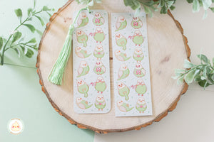 Green Budgie - Bookmark