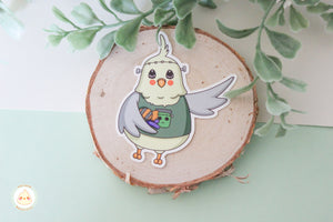 Halloween Cockatiel - Sticker