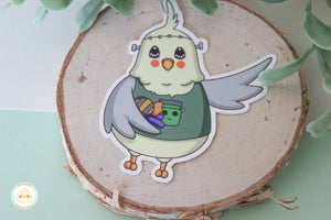 Halloween Cockatiel - Sticker