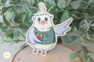 Halloween Cockatiel - Sticker