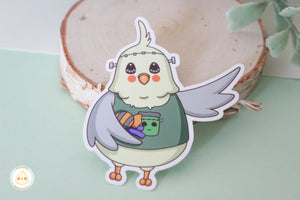 Halloween Cockatiel - Sticker