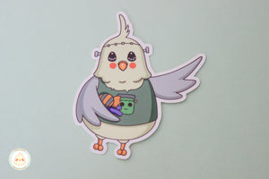 Halloween Cockatiel - Sticker