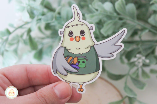 Halloween Cockatiel and Budgie Sticker Pack - Sticker