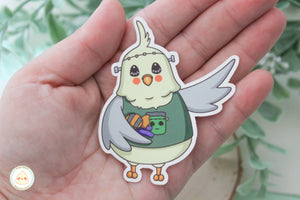 Halloween Cockatiel - Sticker