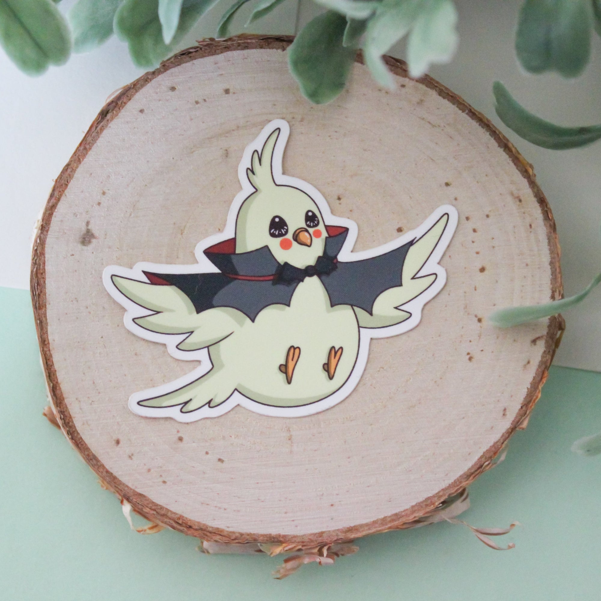 Vampire Cockatiel - Sticker