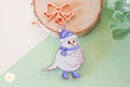Load image into Gallery viewer, Festive Edward - Acrylic Keychain
