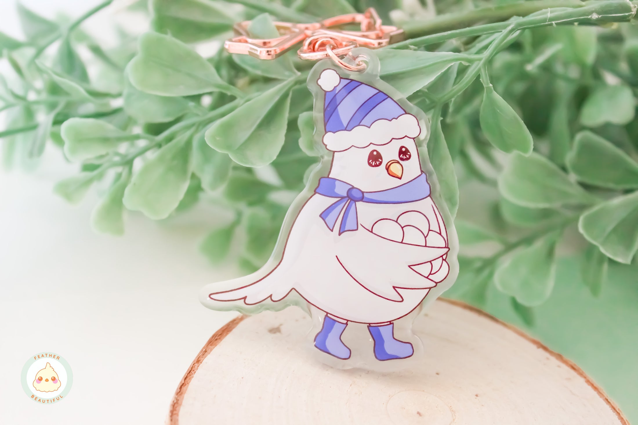 Festive Edward - Acrylic Keychain