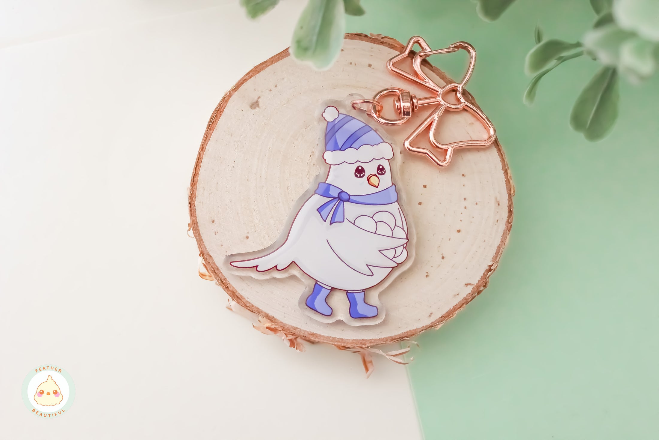 Festive Edward - Acrylic Keychain