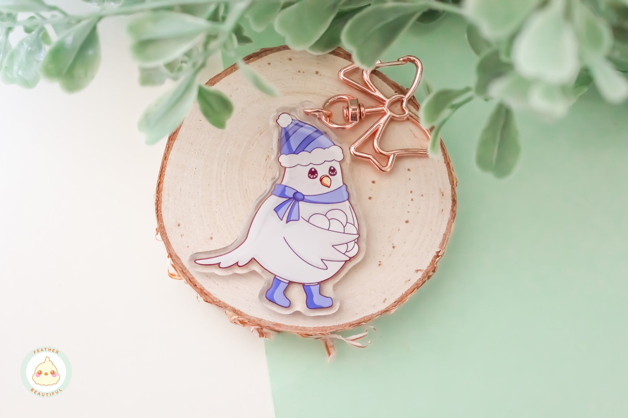 Festive Edward - Acrylic Keychain