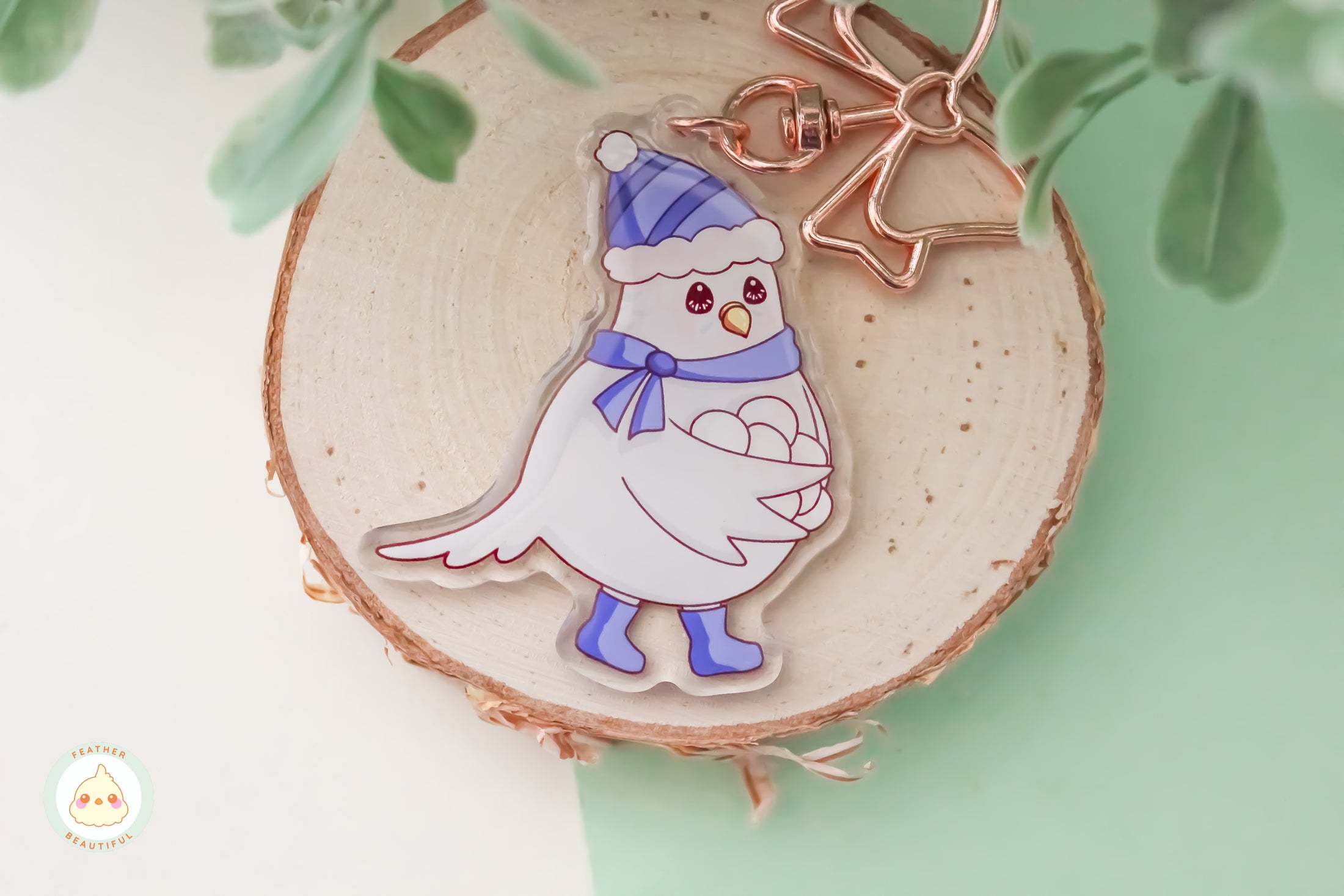 Festive Edward - Acrylic Keychain